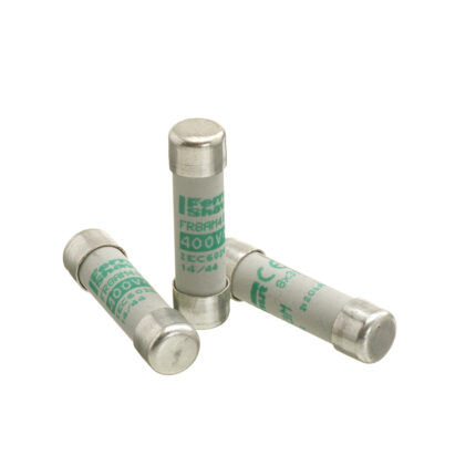 Fusible cerámica de cartucho cilíndrico industrial; 32A 400V 120kA 10x38mm
